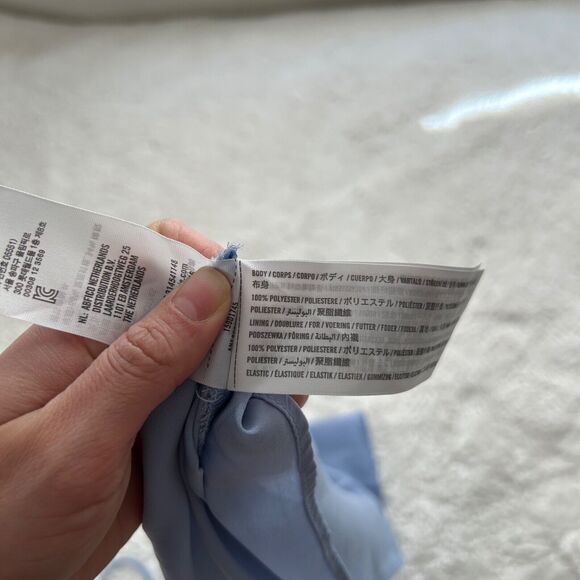 Abercrombie & Fitch Traveler Mini Tennis Dress‎ Light Blue Small Petite - Picture 6 of 6